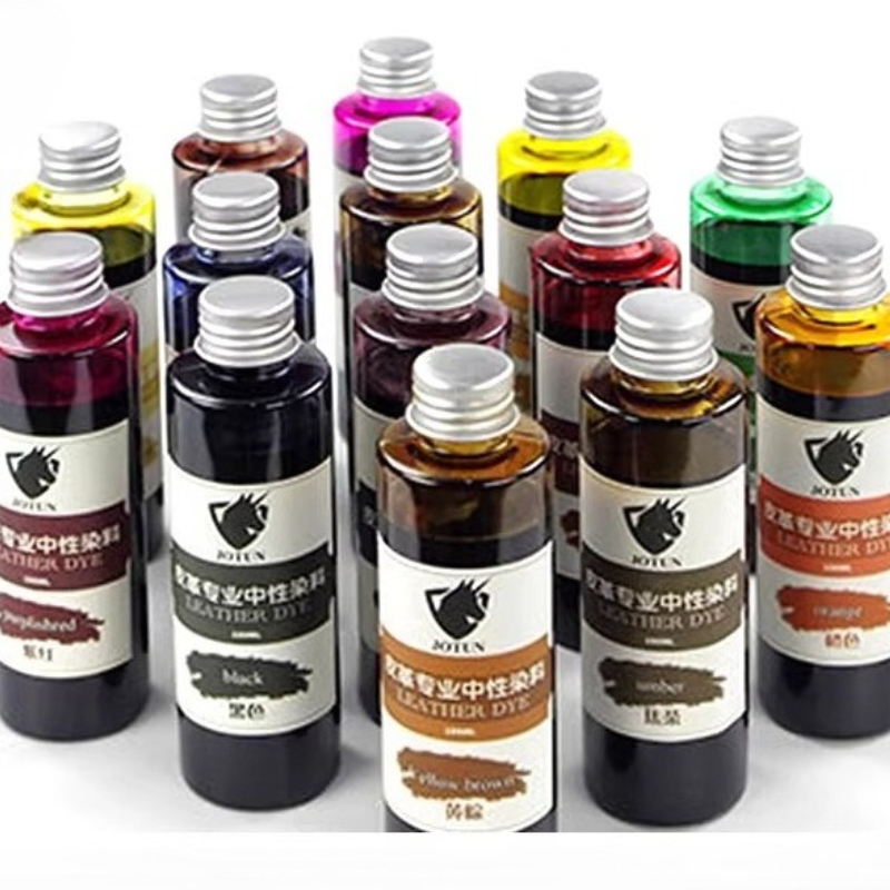 Contact Cement Leather - Leather dye color paint DIY leather