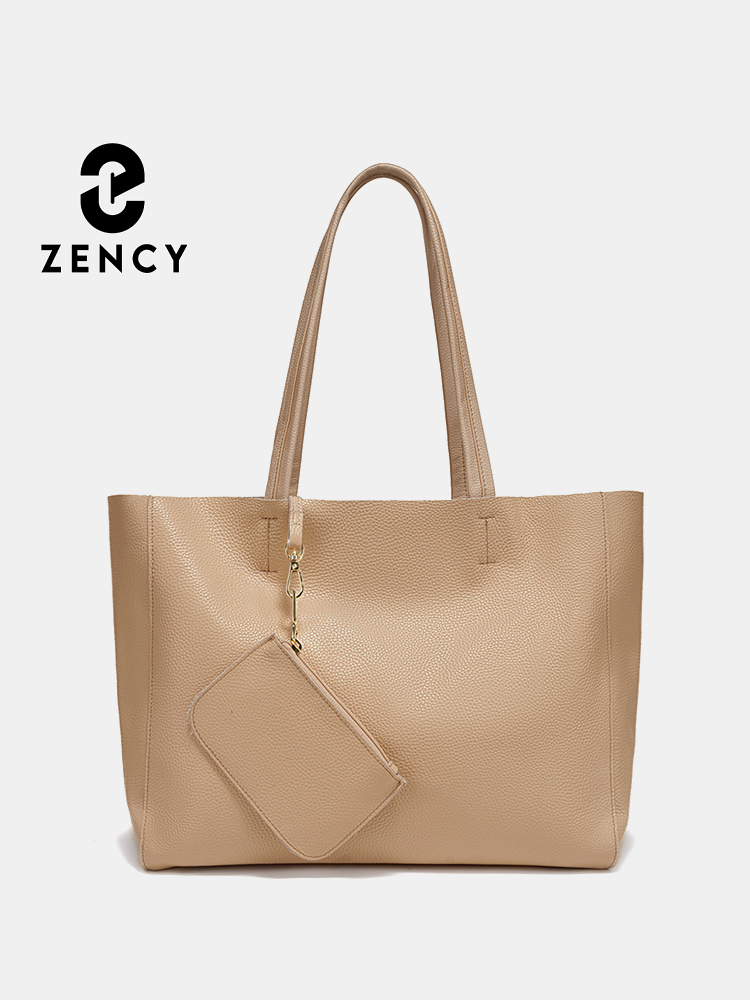 Leather Work Handbags For Women - Zency Genuine Leather Large Tote Bags