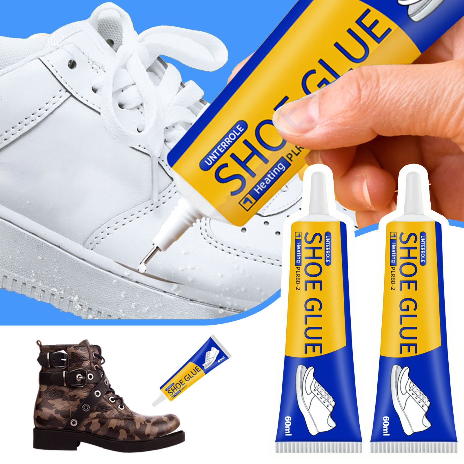 Contact Cement Leather - 1/3pcs 60ML Clear Shoe Repair Adhesive