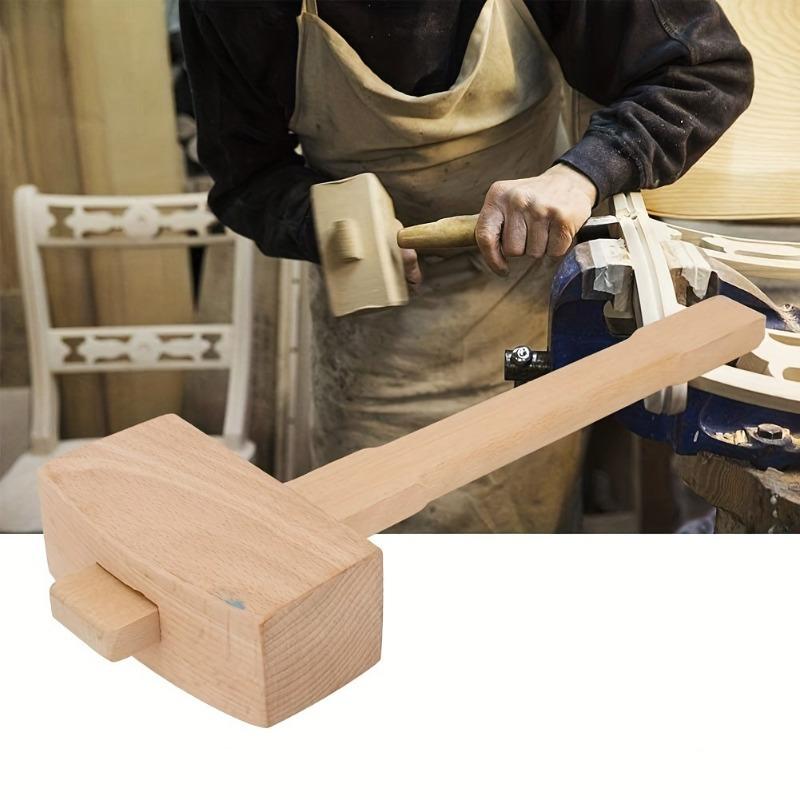 Leatherwork Mallet - 1Pc DIY Leather Beech Solid Woodworking
