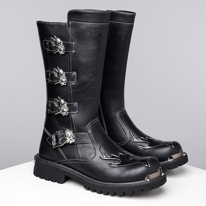 Autumn New Designer Leather Lo - Leather Work Boots recension och pris