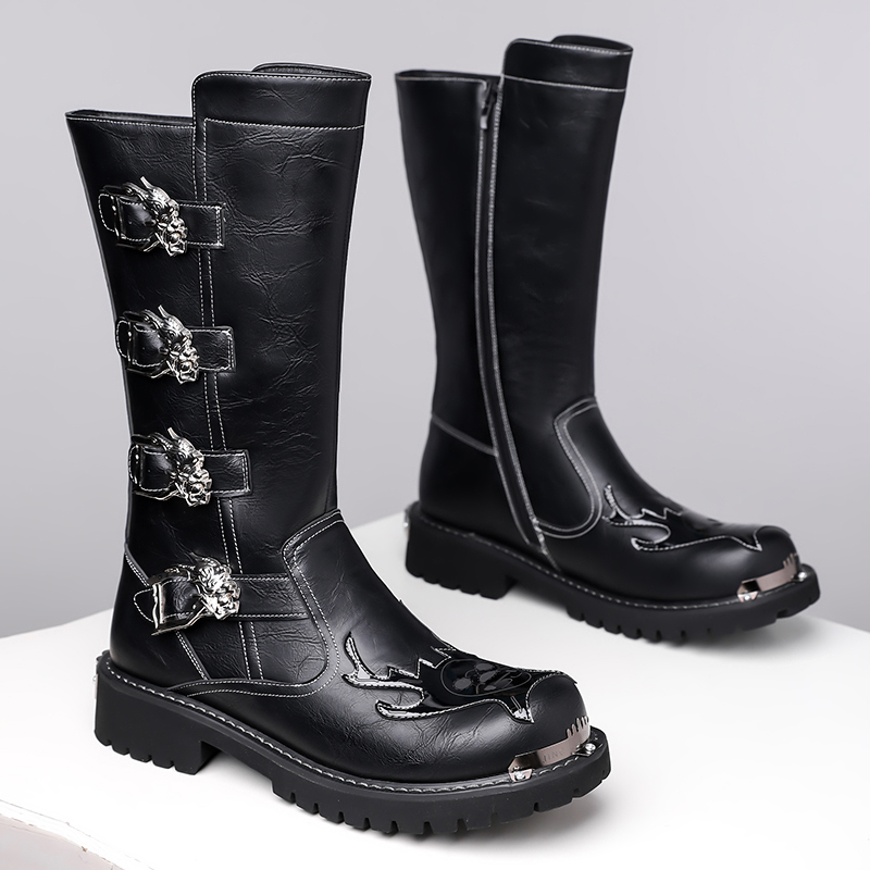 Autumn New Designer Leather Lo - Leather Work Boots recension och pris