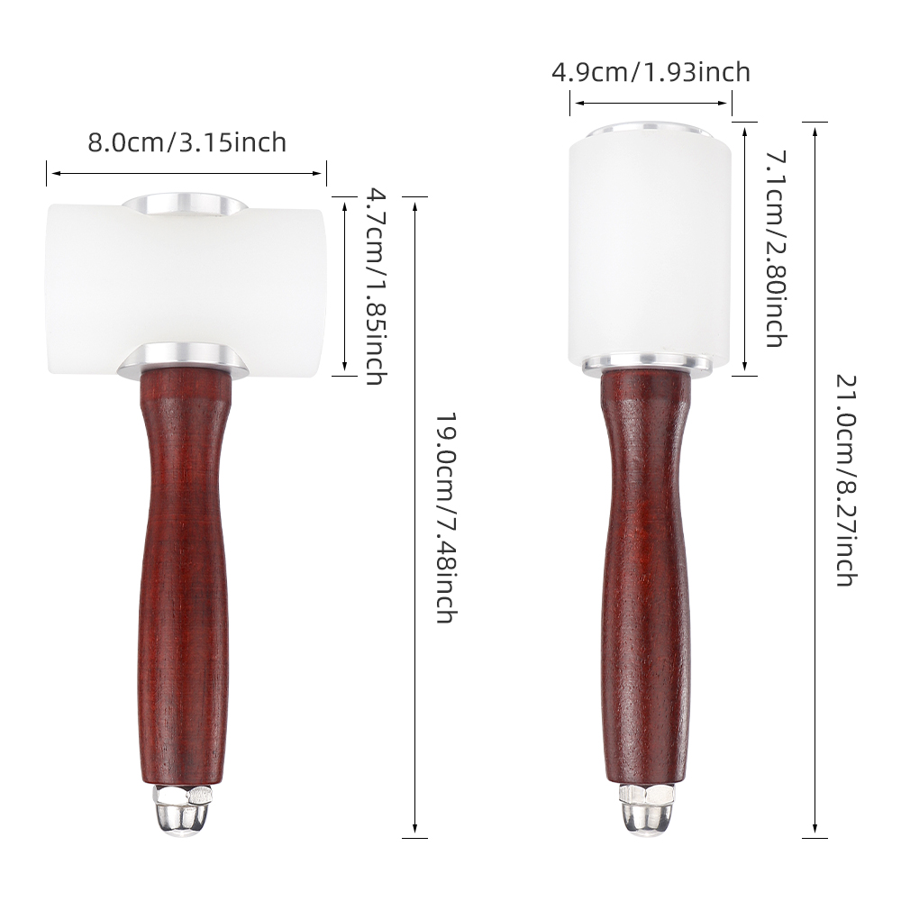 Leather DIY Carving Hammer Lea - Leatherwork Mallet recension och pris
