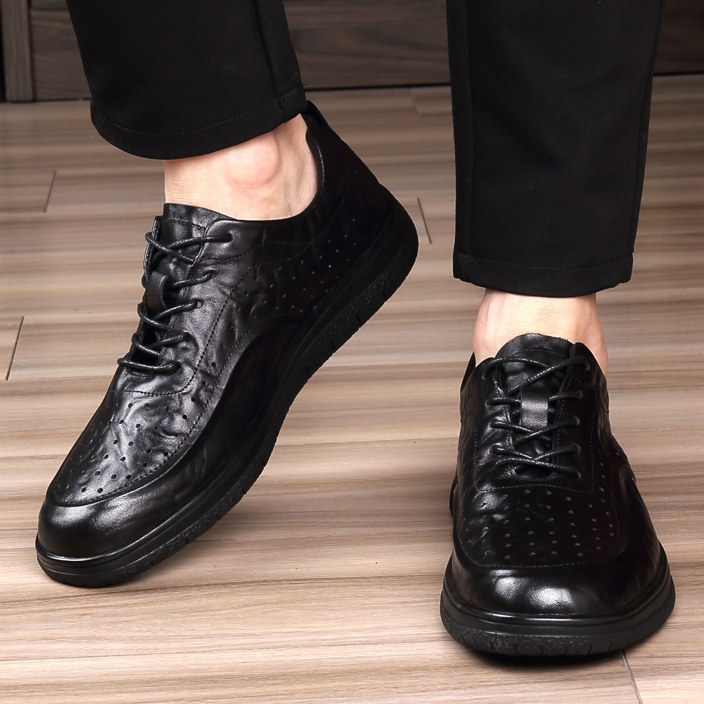 Casual Genuine Leather Shoes E - Leather Work Outfit recension och pris