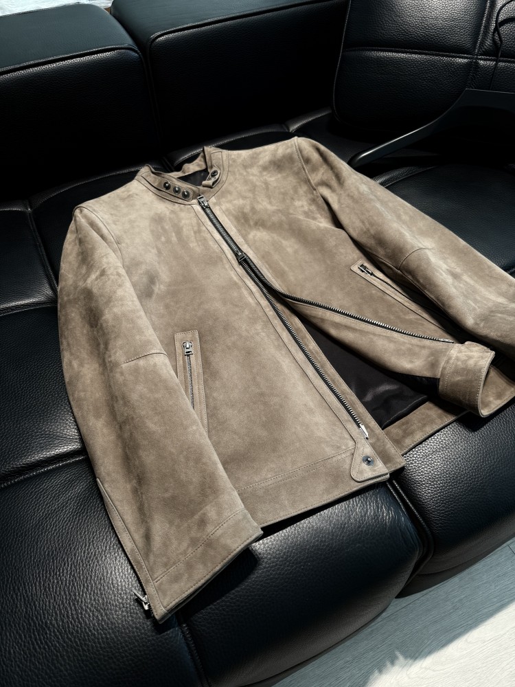 Fashion Mens New Slim Fit Stan - Leather Work Jacket Mens recension och pris