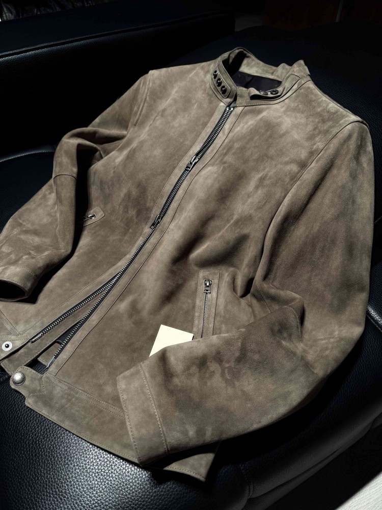 Fashion Mens New Slim Fit Stan - Leather Work Jacket Mens recension och pris
