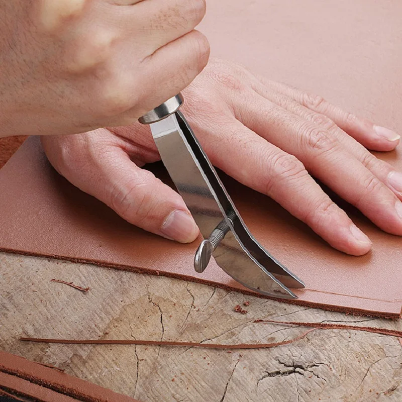 DIY Adjustable Leather Edge Cr - Groover Stitching Tool recension och pris