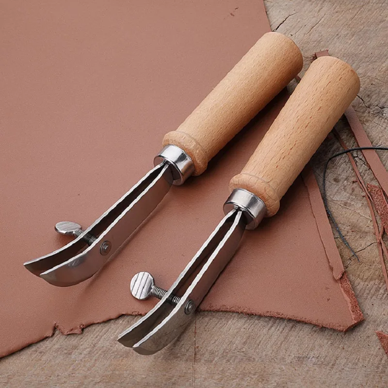DIY Adjustable Leather Edge Cr - Groover Stitching Tool recension och pris