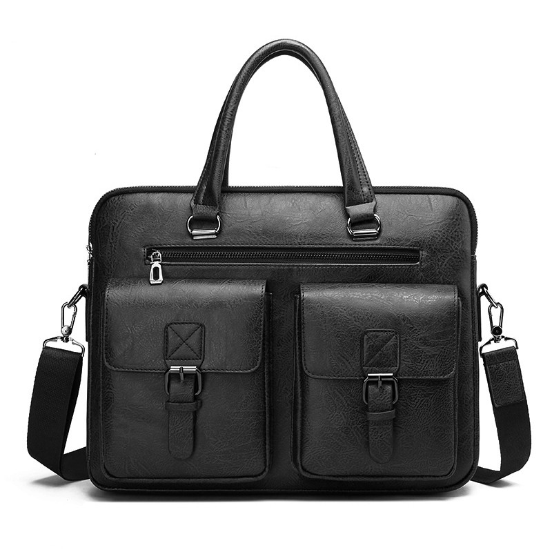 Luxury Brand Man Business Brie - Leather Work Handbag recension och pris