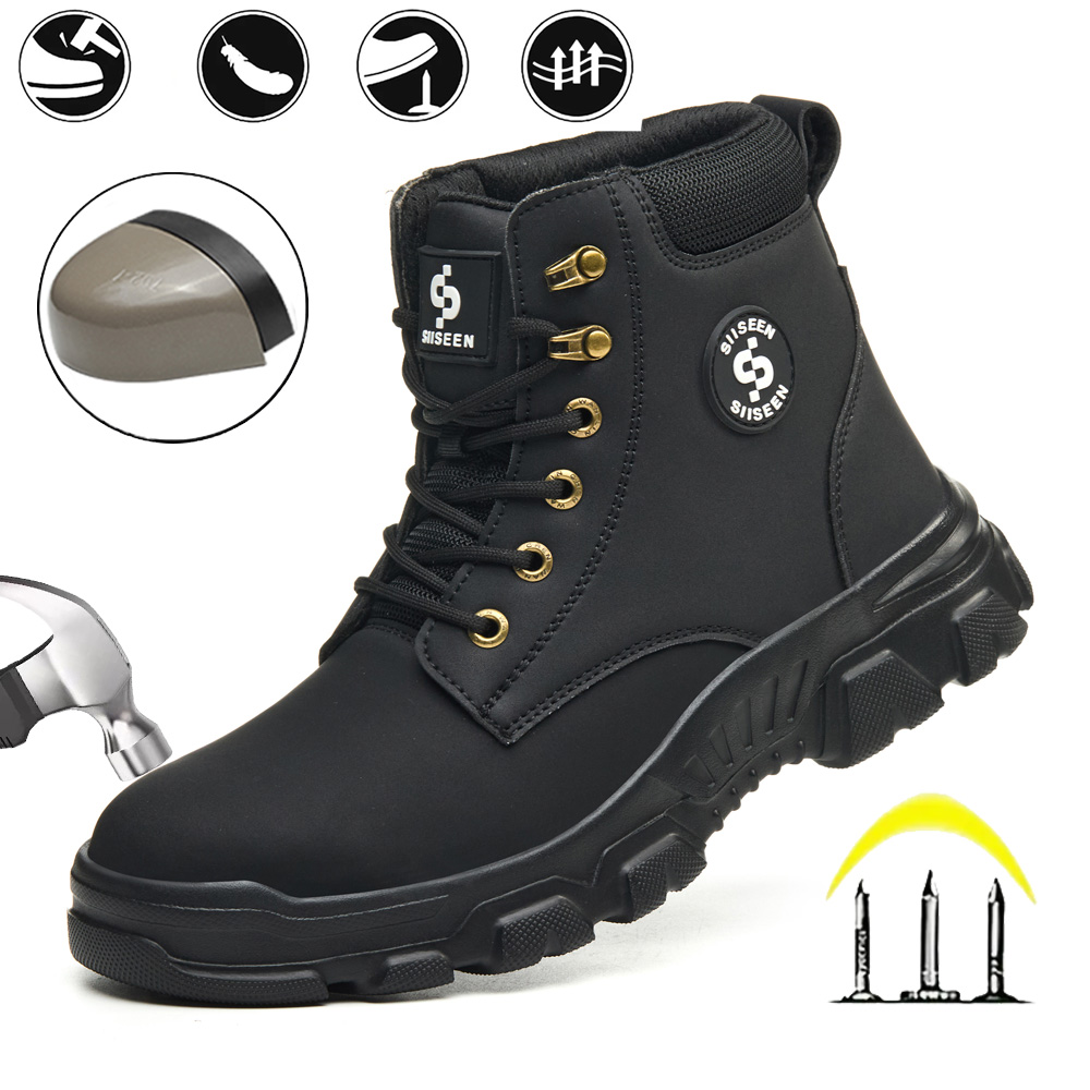 Men's Safety Shoes Anti-impact - Leather Work Factory recension och pris