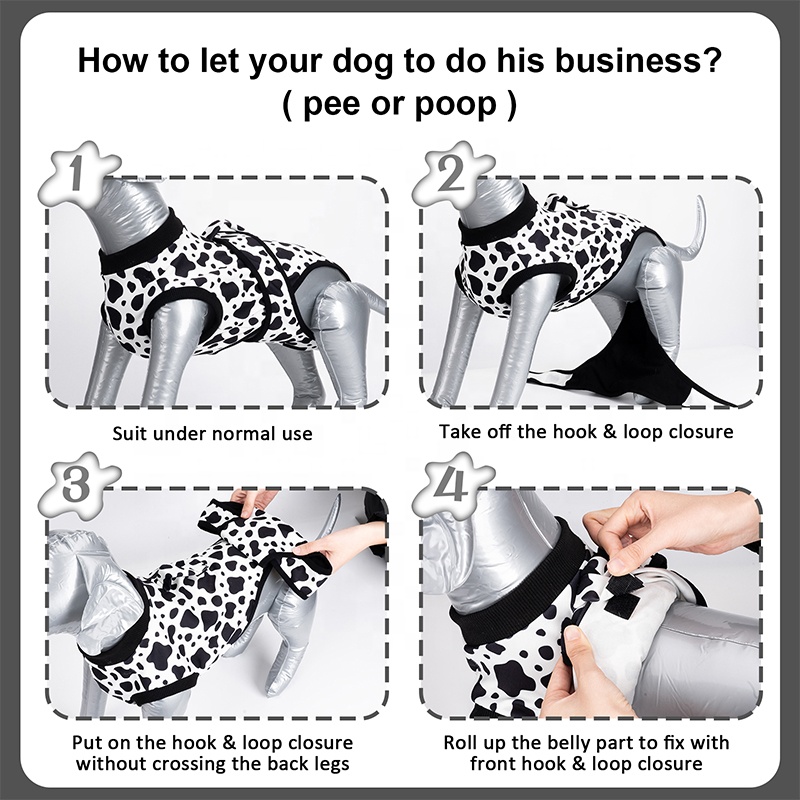 Dog Surgery Suit Female Spay P - Leather Work Factory recension och pris