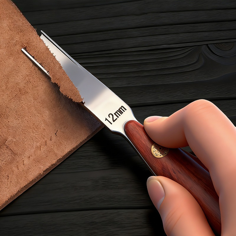 Wide Rosewood Skiving Knife, L - Leather Edge Beveler recension och pris