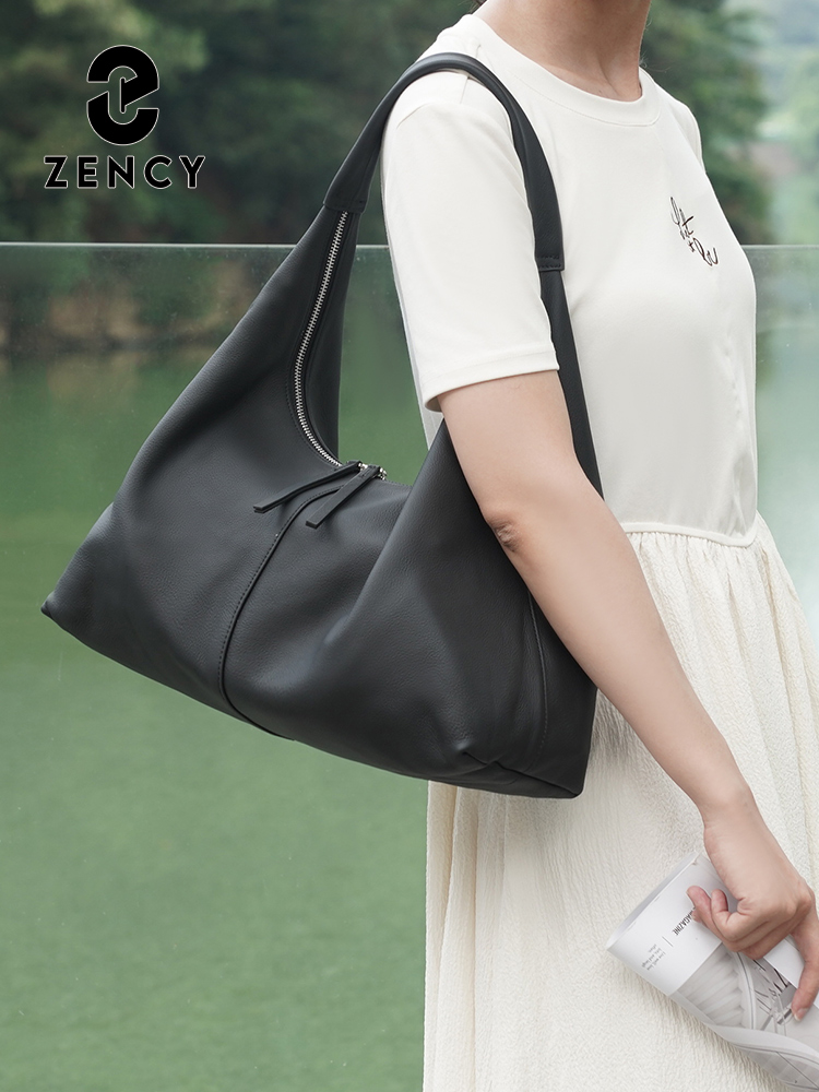 Zency Large Capacity Tote Bag  - Leather Work Handbags For Women recension och pris