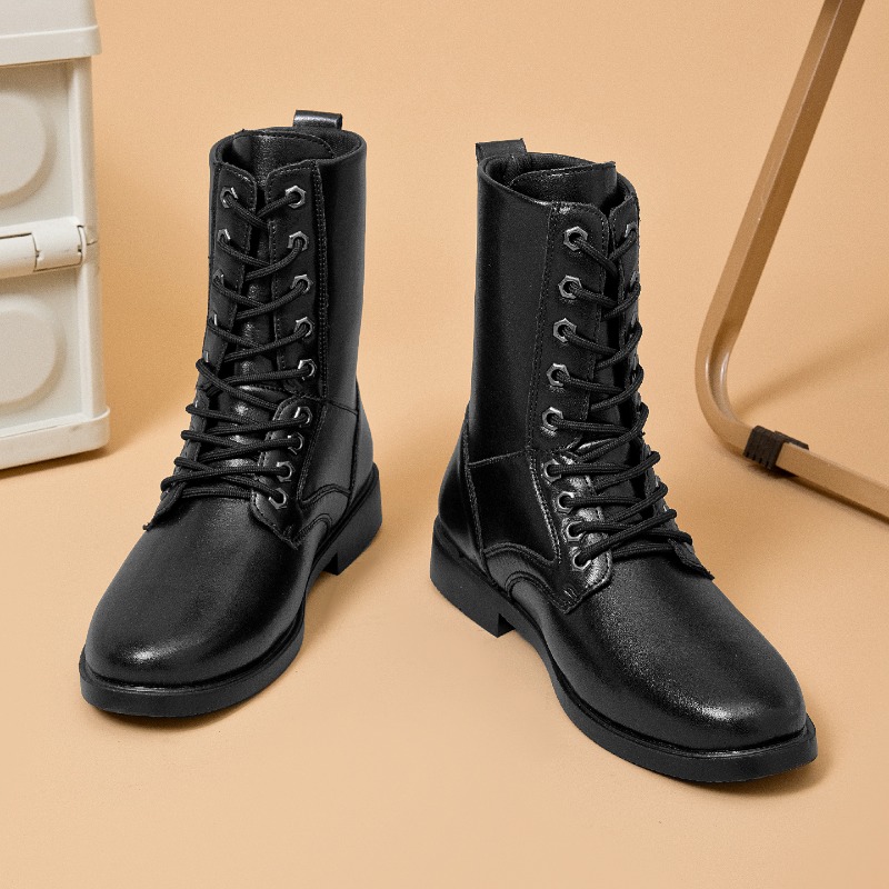 High-top Leather Boots Outdoor - Leather Work Boots recension och pris