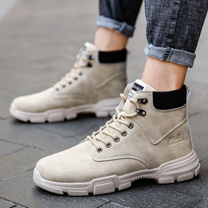 New Fashion Breathable Men's L - Leather Work Boots recension och pris