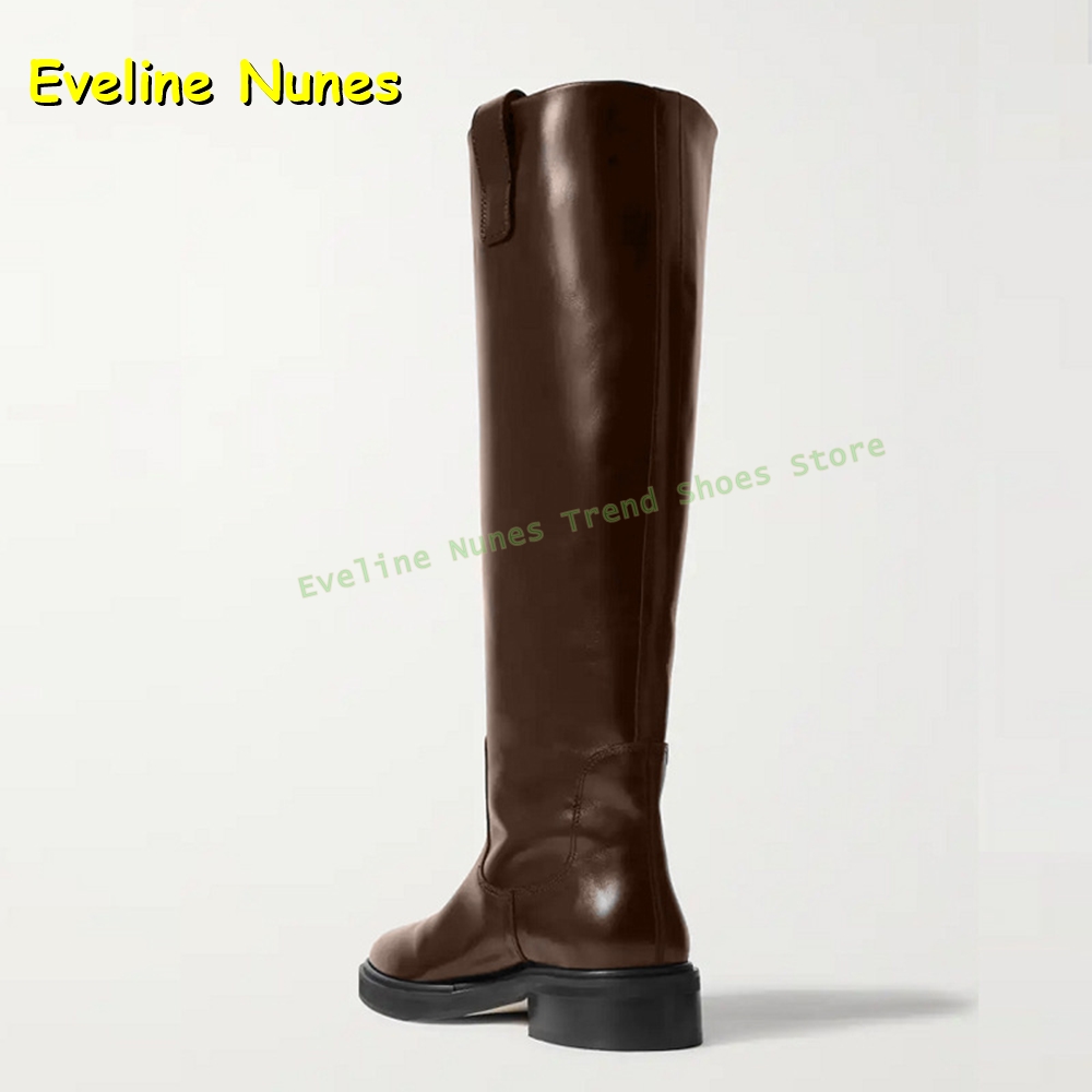 Black Leather Knee High Riding - Leather Work Boots recension och pris