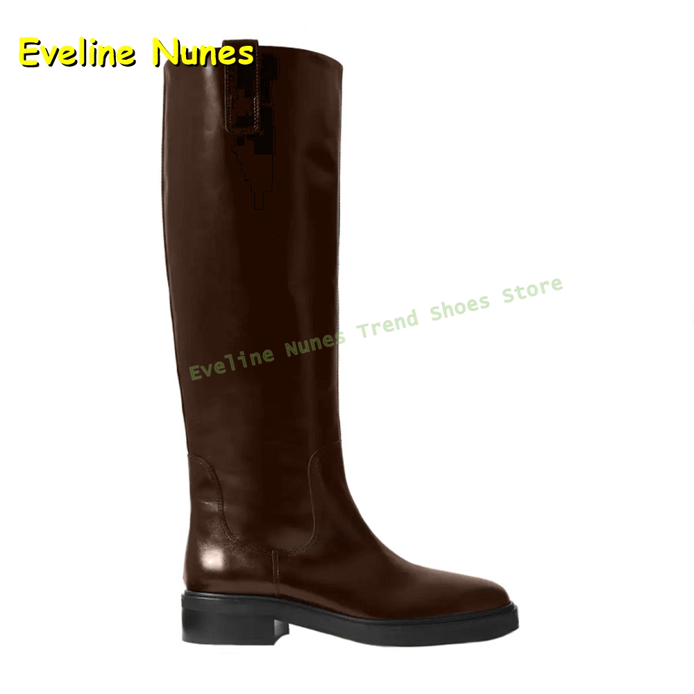 Black Leather Knee High Riding - Leather Work Boots recension och pris