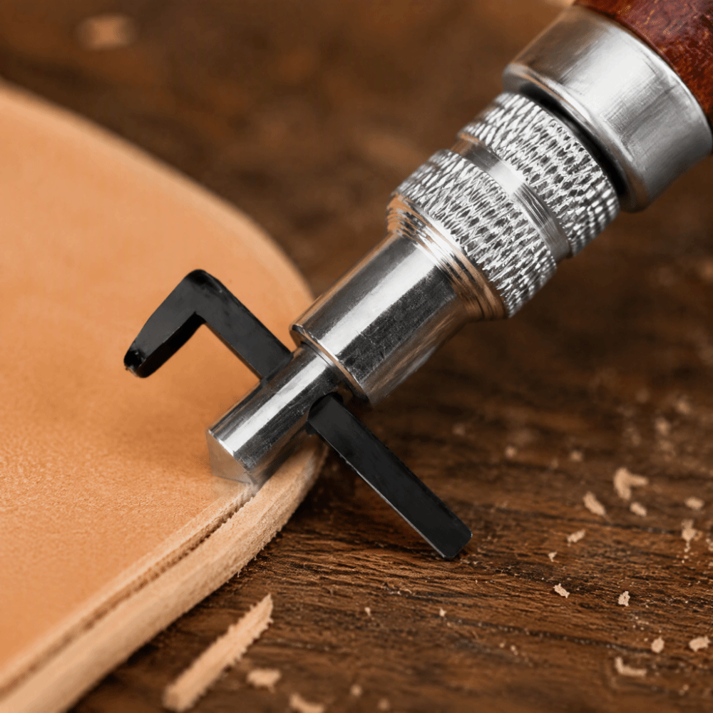 Adjustable Depth Leather Groov - Groover Stitching Tool recension och pris