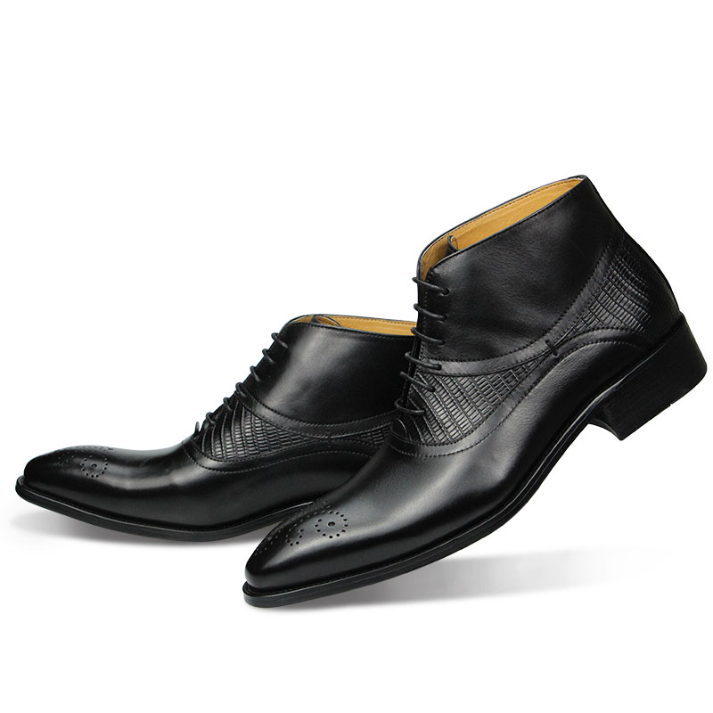 Genuine Leather Shoes Men's Bo - Leather Work Factory recension och pris