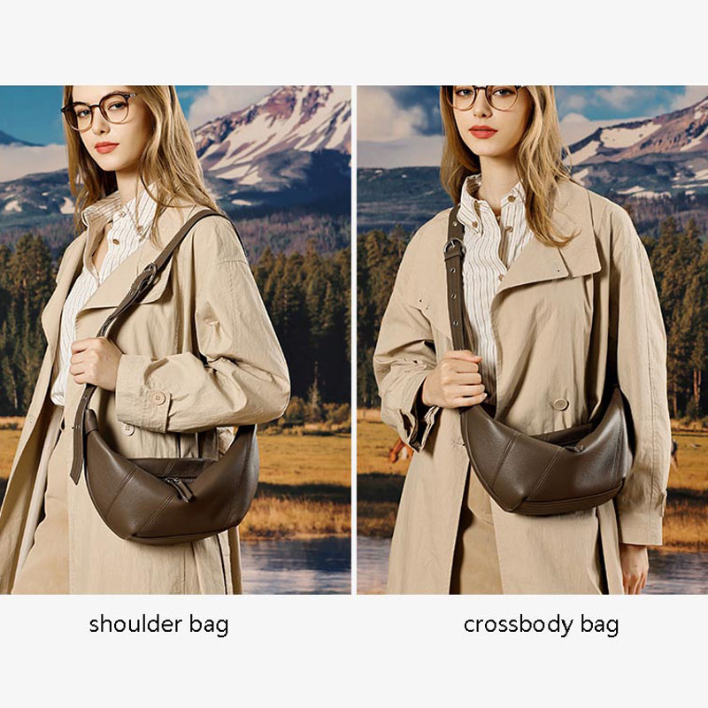 Luxury Genuine Leather Crossbo - Leather Work Handbags For Women recension och pris