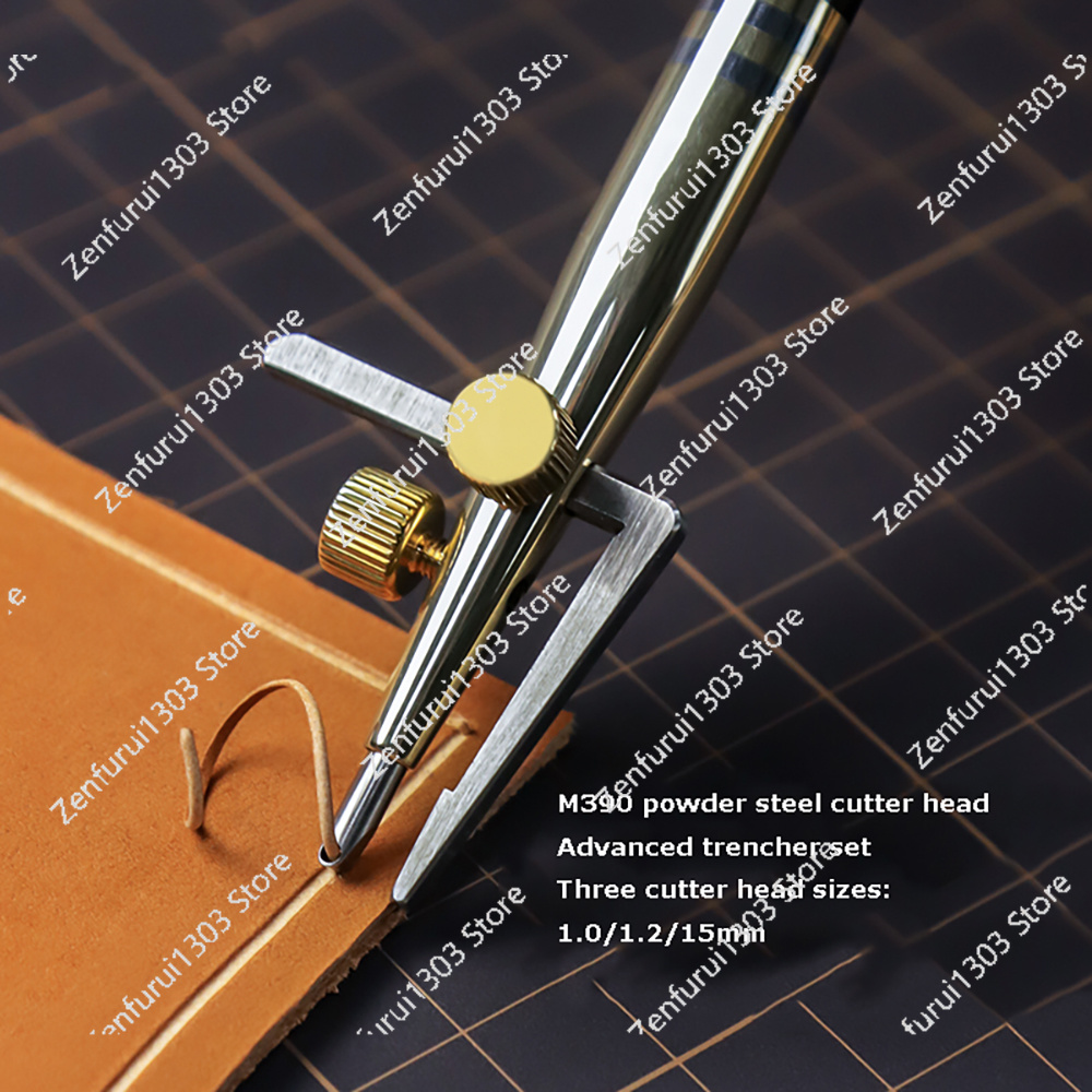 3 in 1 Leather Groover Tool Se - Groover Stitching Tool recension och pris