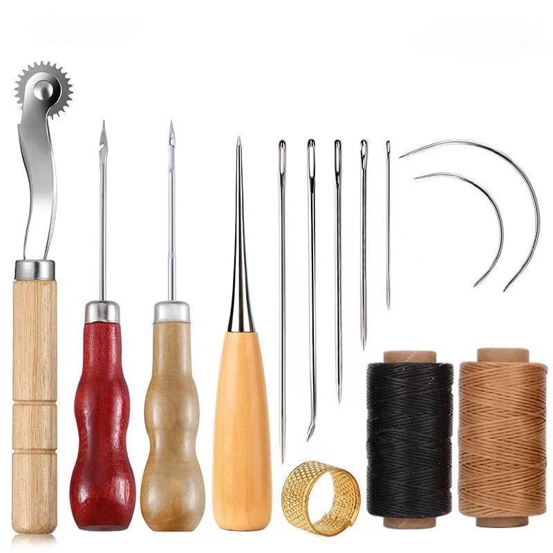 Leather Sewing Tools Kit Woode - Groover Stitching Tool recension och pris