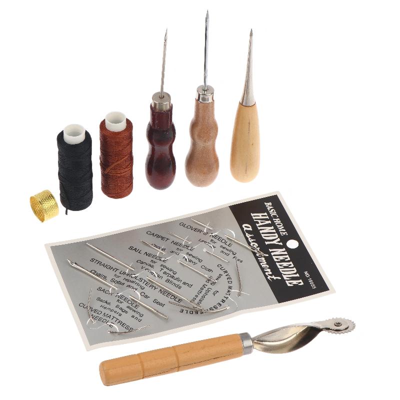 Leather Sewing Tools Kit Woode - Groover Stitching Tool recension och pris