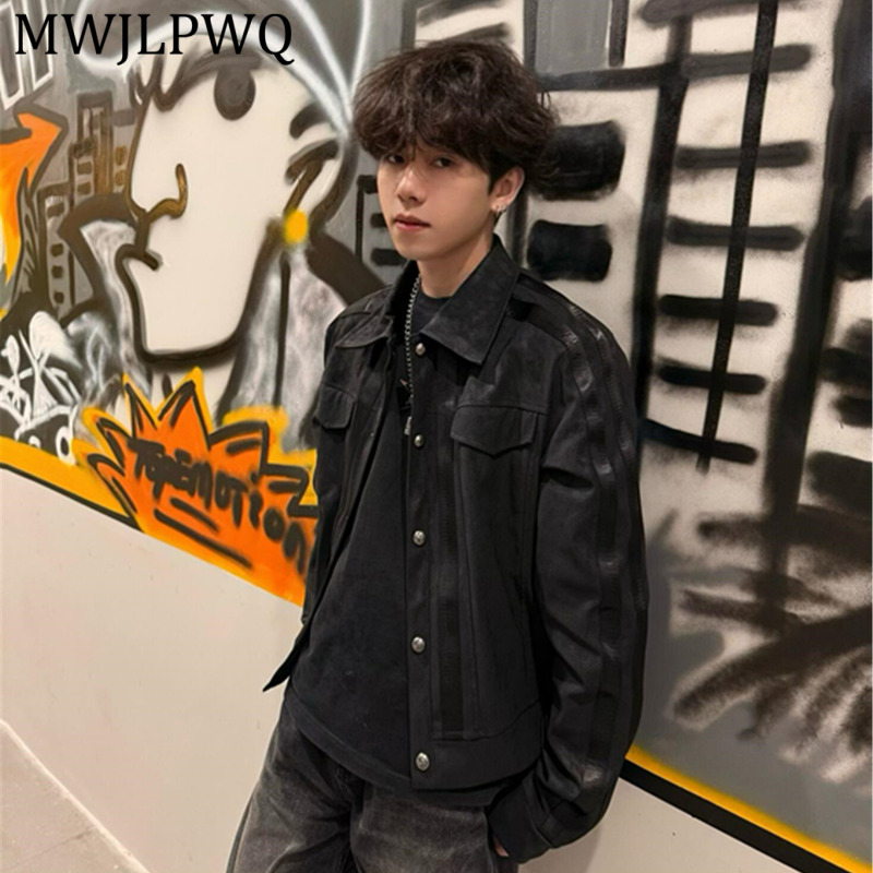 MWJLPWQ Retro Black Suede Spli - Leather Work Jacket Mens recension och pris