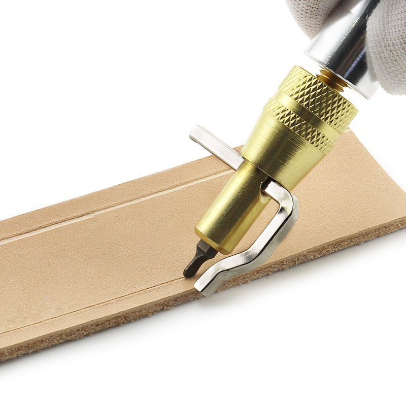 1Set Metal Adjustable Leather  - Leather Edge Beveler recension och pris