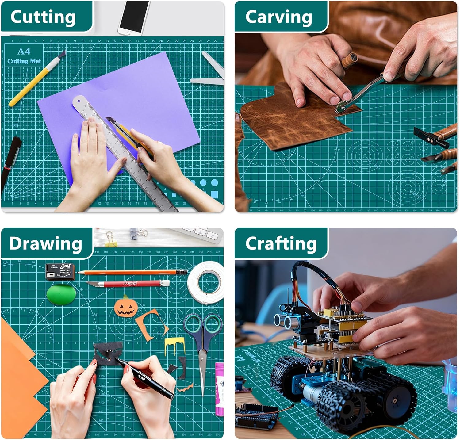 Cutting Mat Workbench Patchwor - Leatherwork Mallet recension och pris
