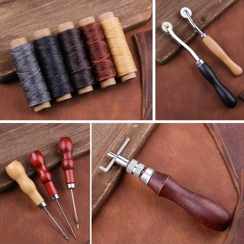 Leather Craft Tool Kit Leather - Groover Stitching Tool recension och pris
