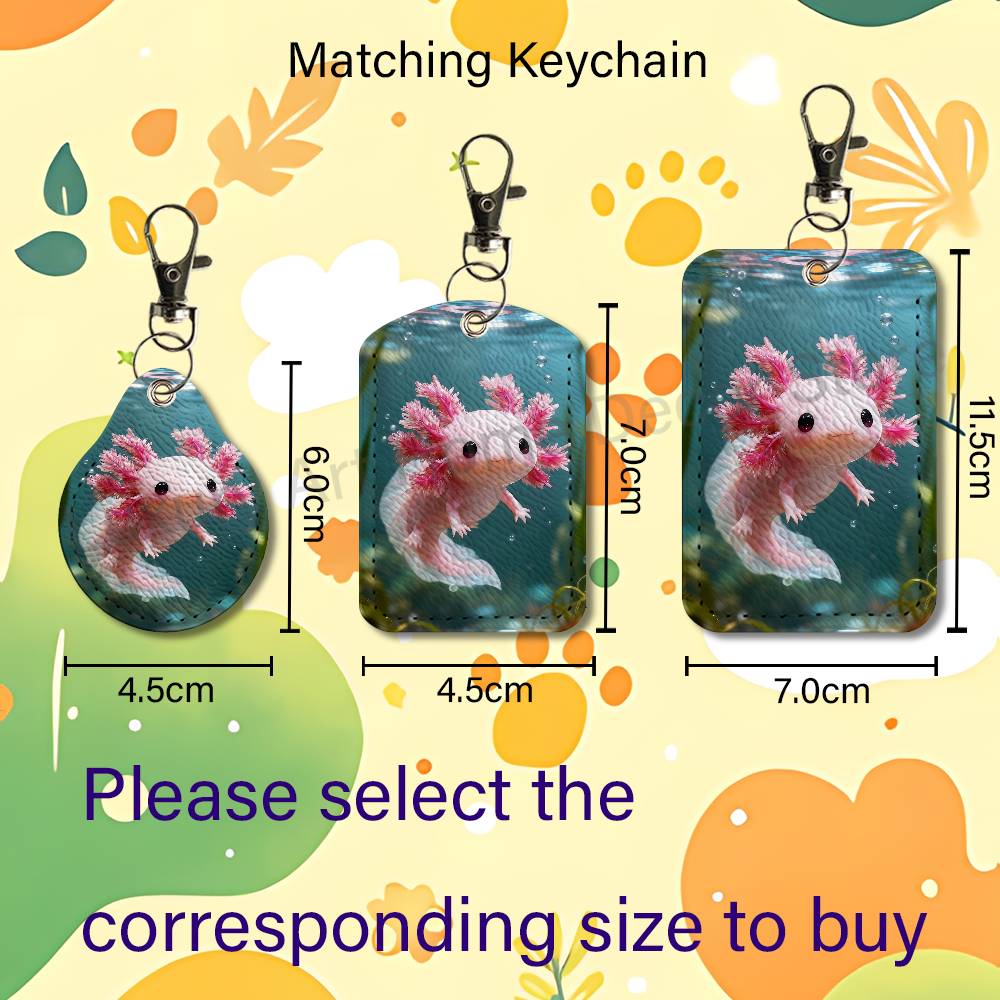 Cute pink A-Axolotl Cartoon Ho - Leather Work Is recension och pris