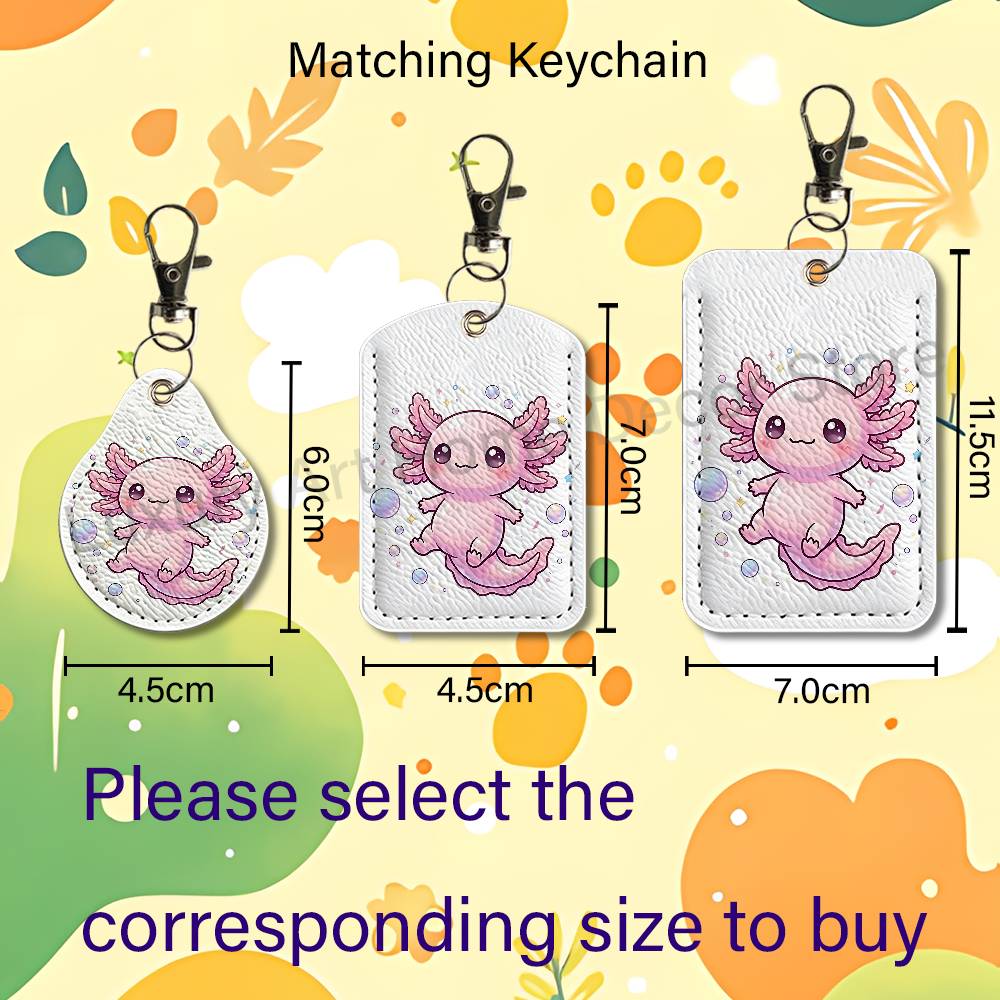 Cute pink A-Axolotl Cartoon Ho - Leather Work Is recension och pris