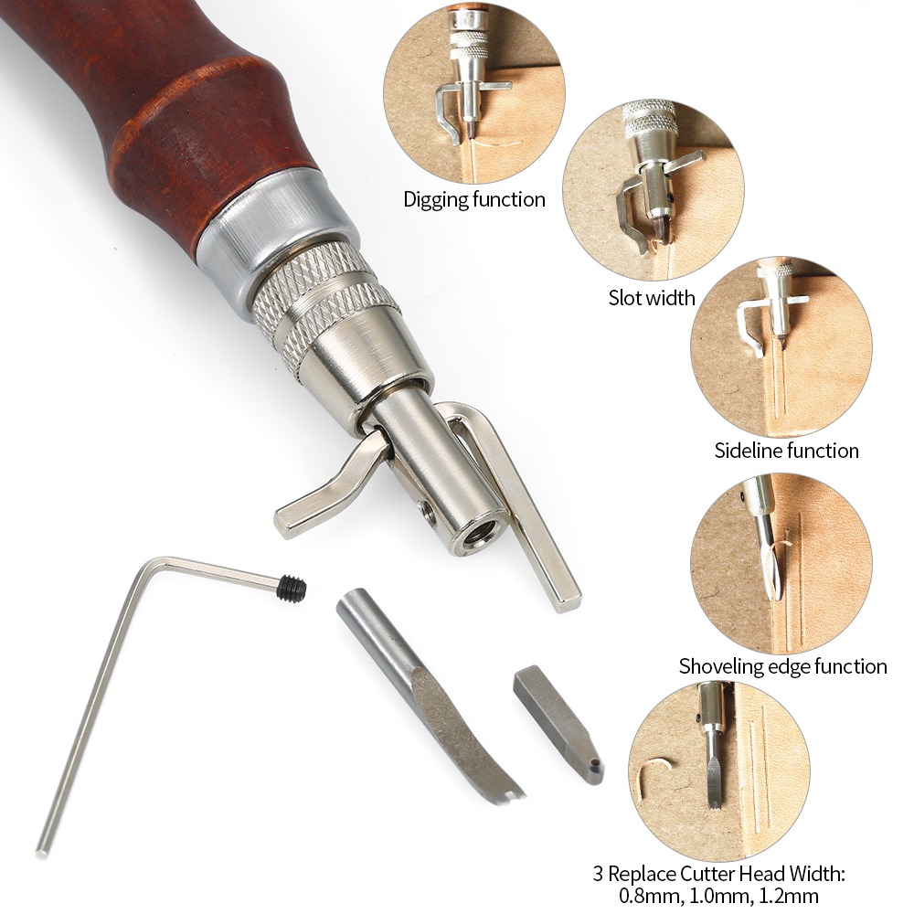 Adjustable Leather Stitching G - Groover Stitching Tool recension och pris