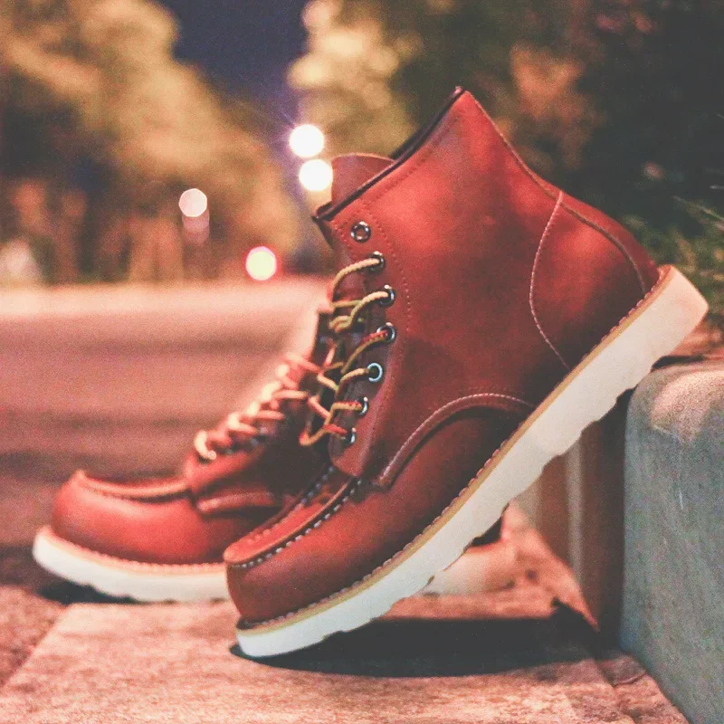 Genuine Leather Men's Boots Vi - Leatherworking Equipment recension och pris