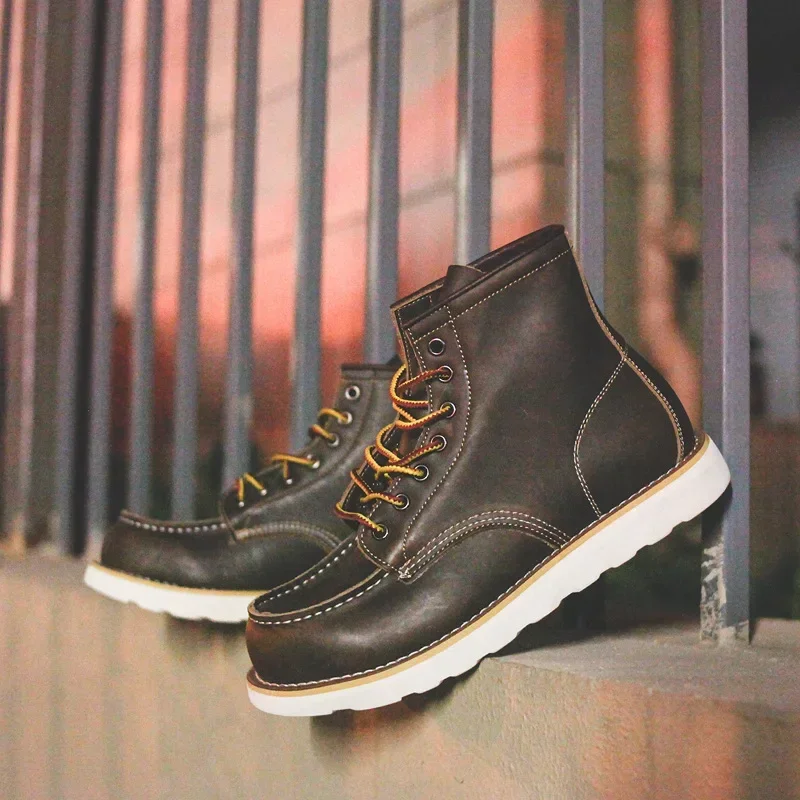 Genuine Leather Men's Boots Vi - Leatherworking Equipment recension och pris