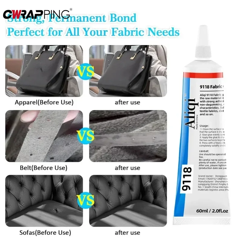 Fabric Glue Clear DIY Cloth Fi - Contact Cement Leather recension och pris