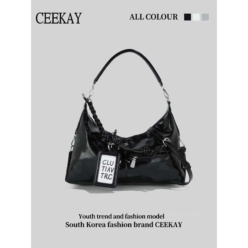 2026 CEEKAY Glossy Leather Hob - Leather Work Handbag recension och pris