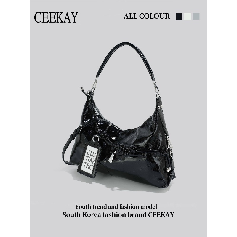 2026 CEEKAY Glossy Leather Hob - Leather Work Handbag recension och pris