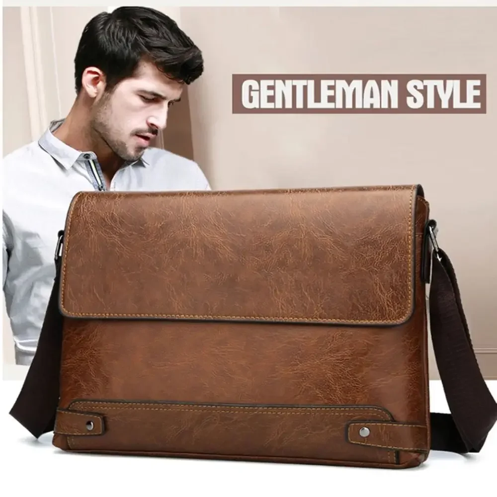 Briefcase For Men PU Leather T - Leatherwork Designs recension och pris
