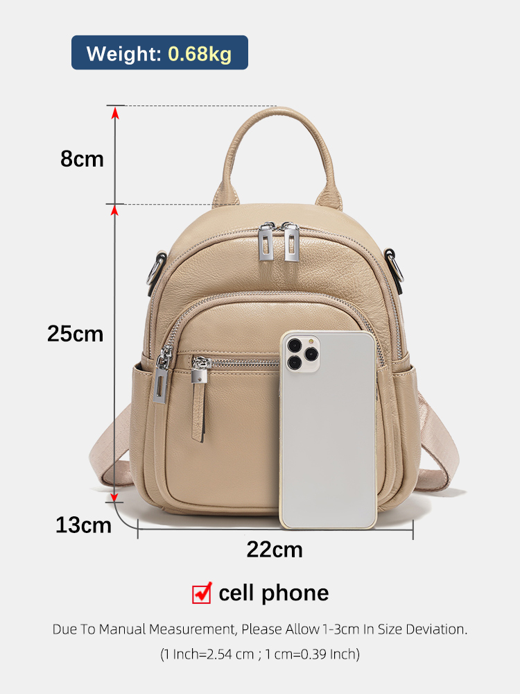 Zency Genuine Leather Small Ba - Leatherwork Designs recension och pris