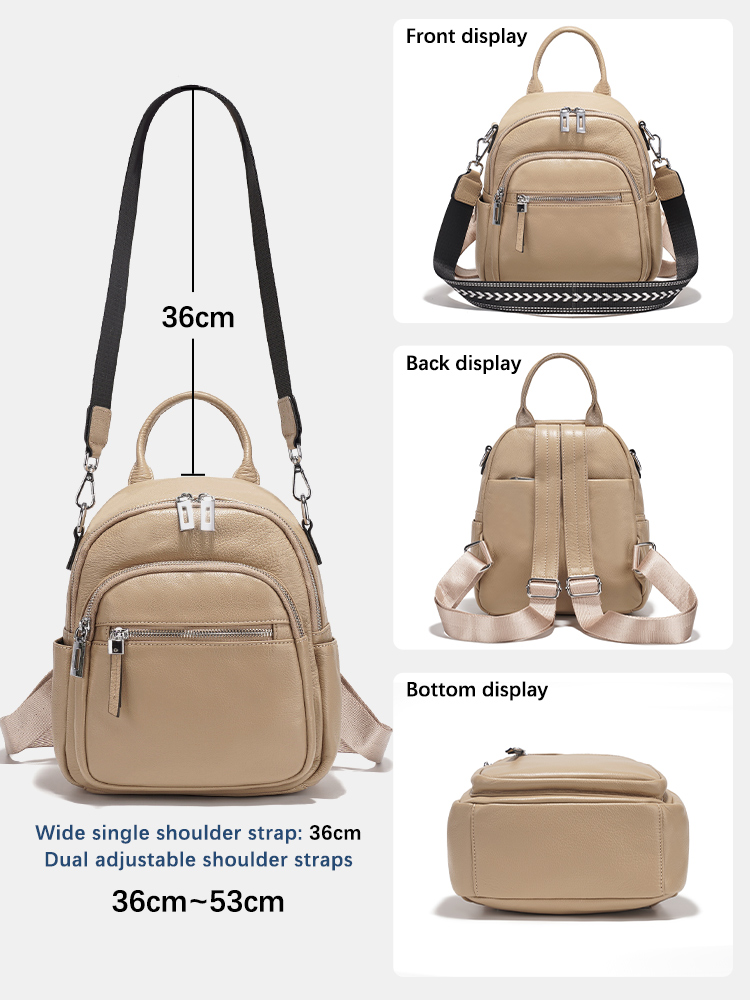 Zency Genuine Leather Small Ba - Leatherwork Designs recension och pris