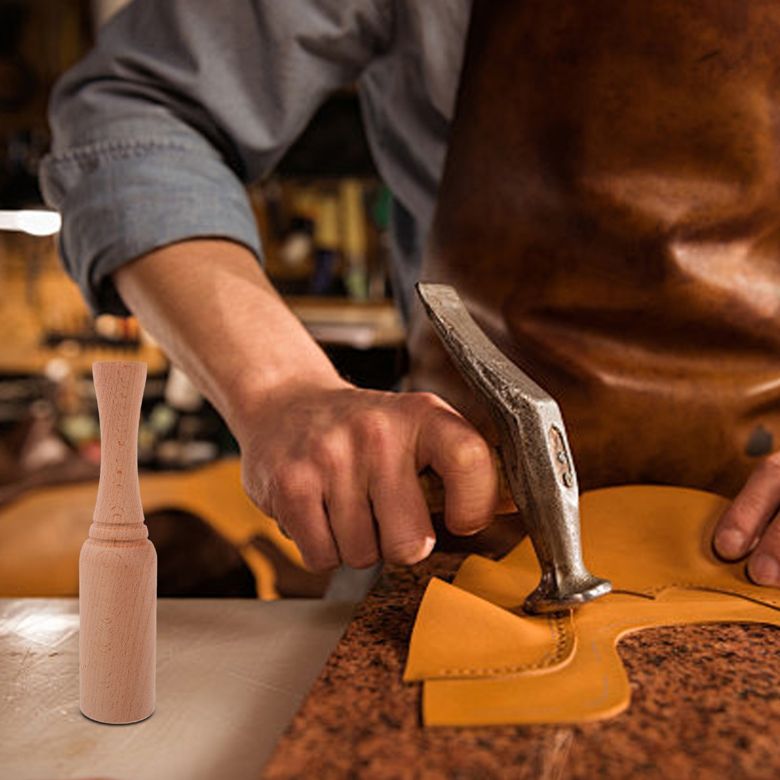 Leathercraft Wooden Hammer Bee - Leatherwork Mallet recension och pris