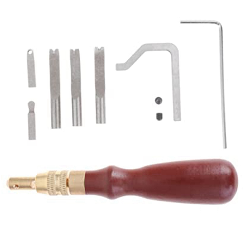 7Pcs Leather Beveler Stitching - Groover Stitching Tool recension och pris