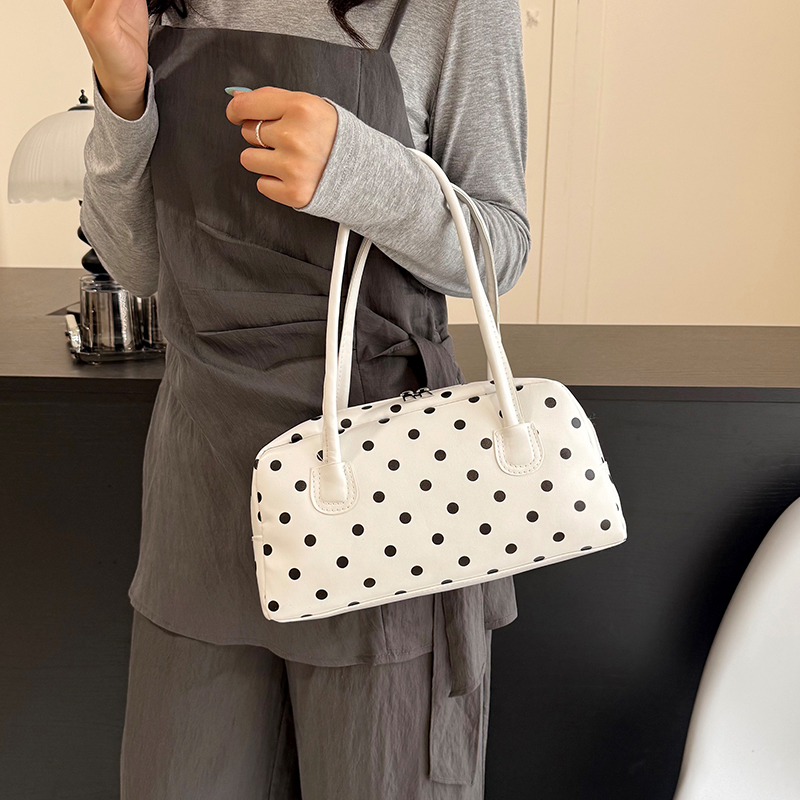 Women PU Leather Sweet Polka D - Leather Work Handbags For Women recension och pris