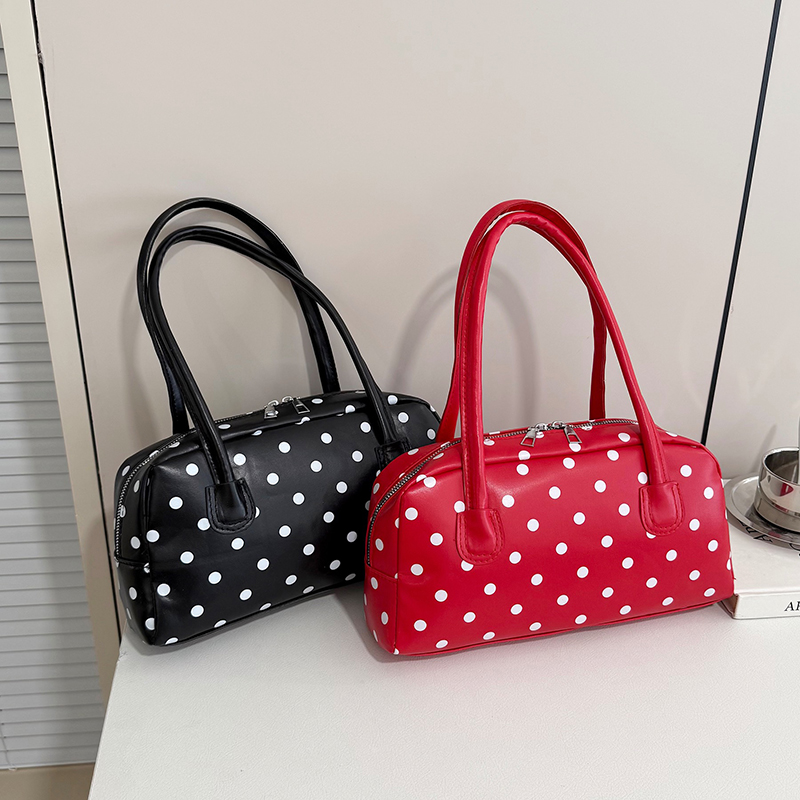 Women PU Leather Sweet Polka D - Leather Work Handbags For Women recension och pris