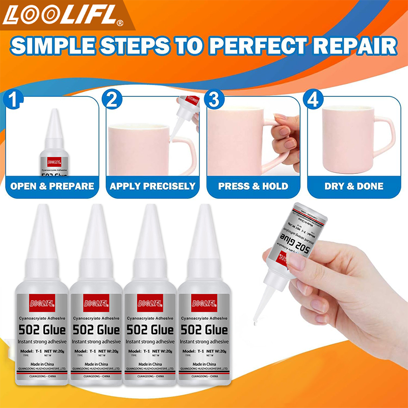 1-3pcs,20ml,502 super glue, qu - Contact Cement Leather recension och pris