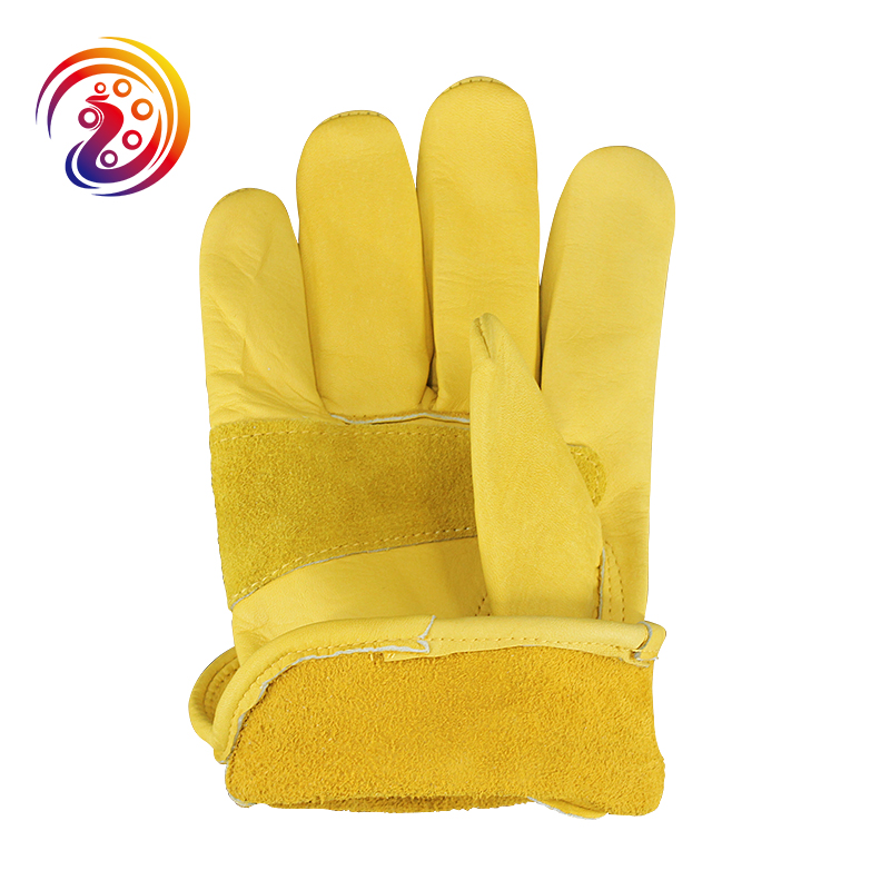 Work Gloves Cowhide Leather Fa - Leather Work Factory recension och pris