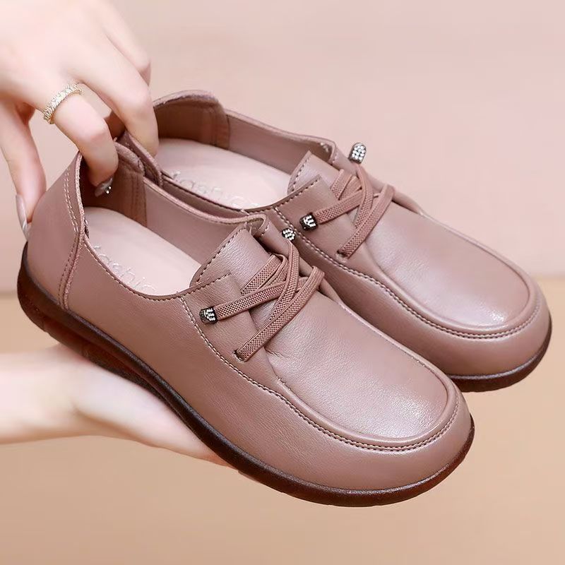 Women Spring Autumn New Flat s - Leather Work Flats Women recension och pris