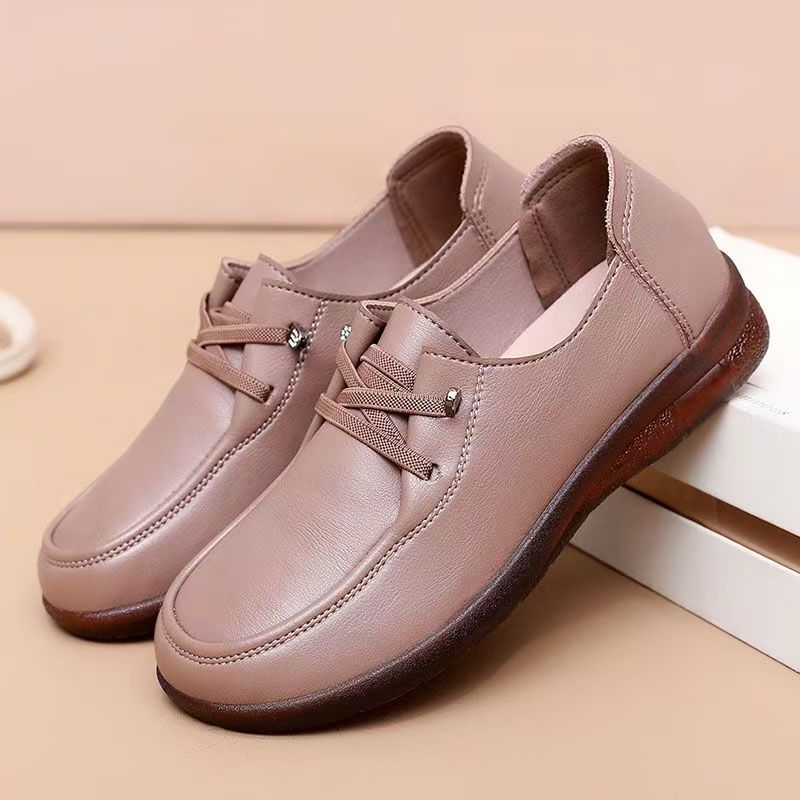 Women Spring Autumn New Flat s - Leather Work Flats Women recension och pris